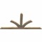 Ekena Millwork Richland Rough Sawn Timber Gable Bracket, Douglas Fir, 72"W x 36"H x 2"D x 4"F, 12/12 Pitch GBW072X36X0204RIC00RDF - alternate 5